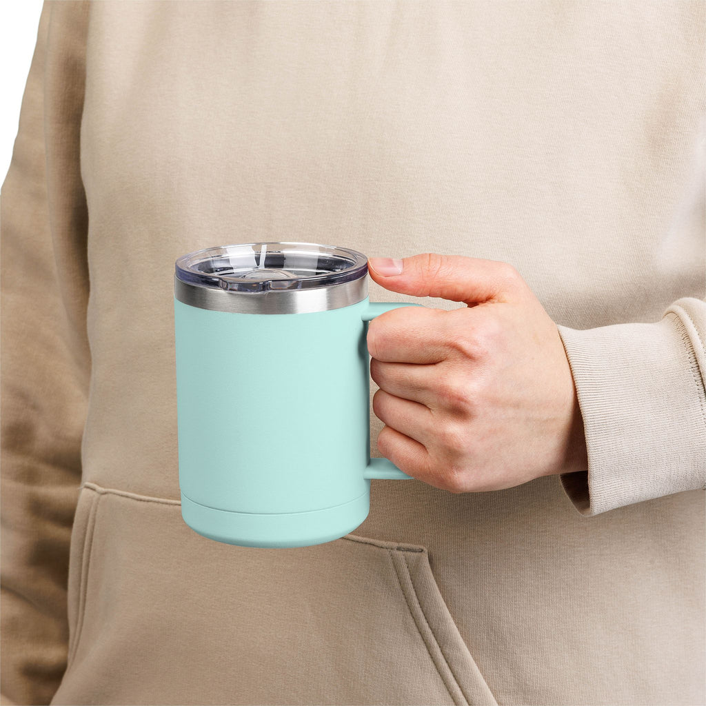 15oz Coffee Tumbler Mug – Insulated Travel Mug Preserving Today for Tomorrow