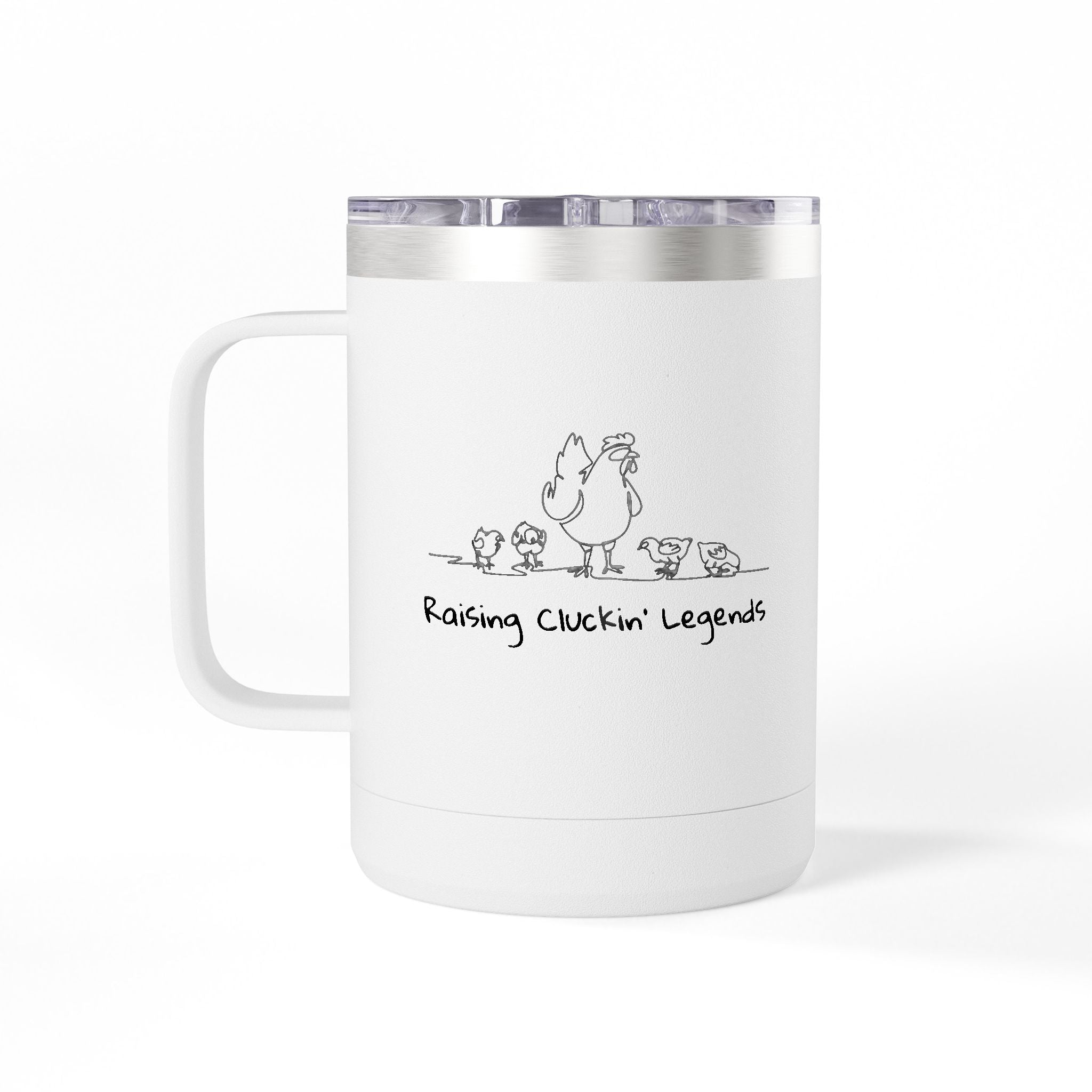 15oz Insulated Coffee Tumbler Mug – Double Wall Travel Cup - Preserving Today for Tomorrow