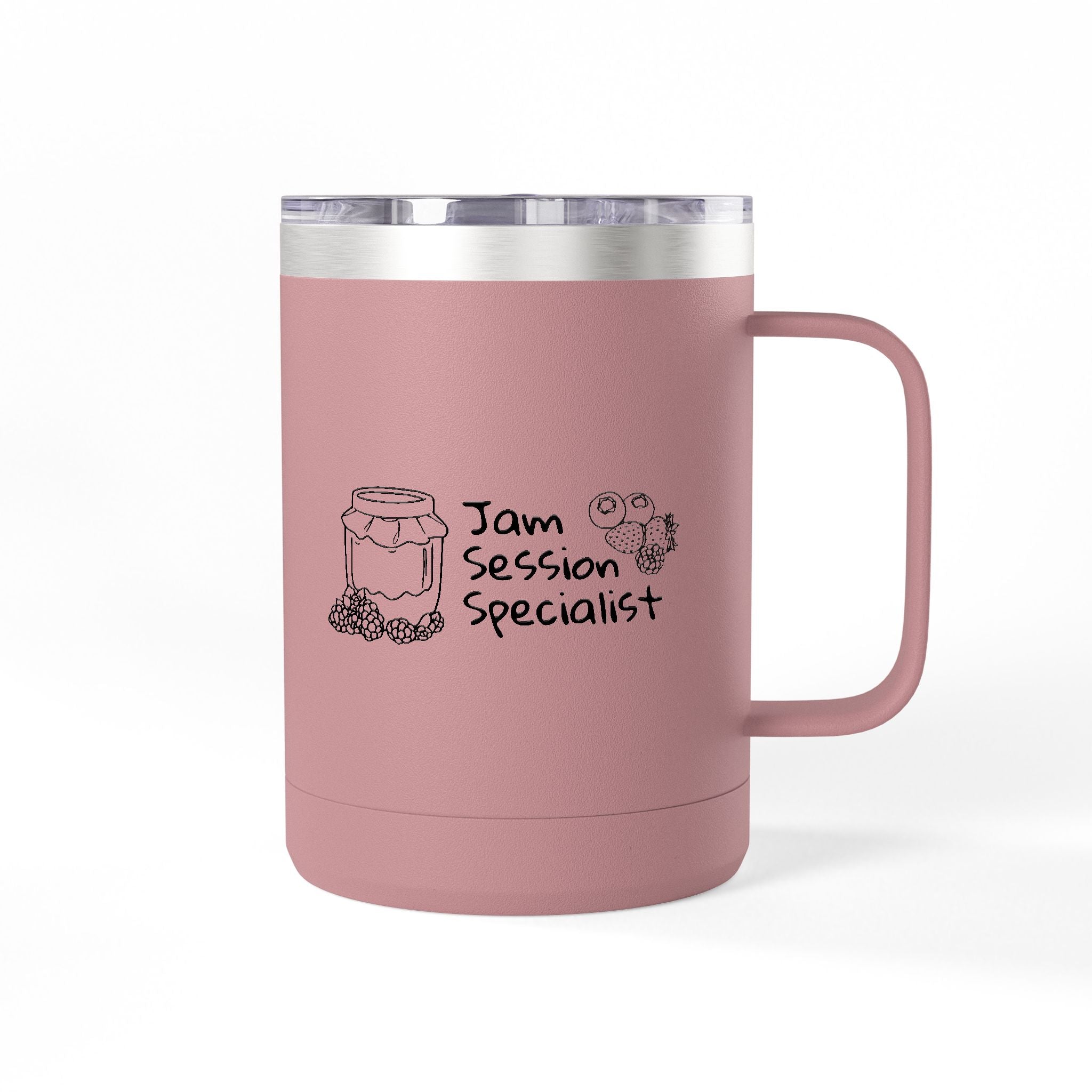 15oz Insulated Coffee Tumbler Mug — Travel Stainless Steel Thermal Cup