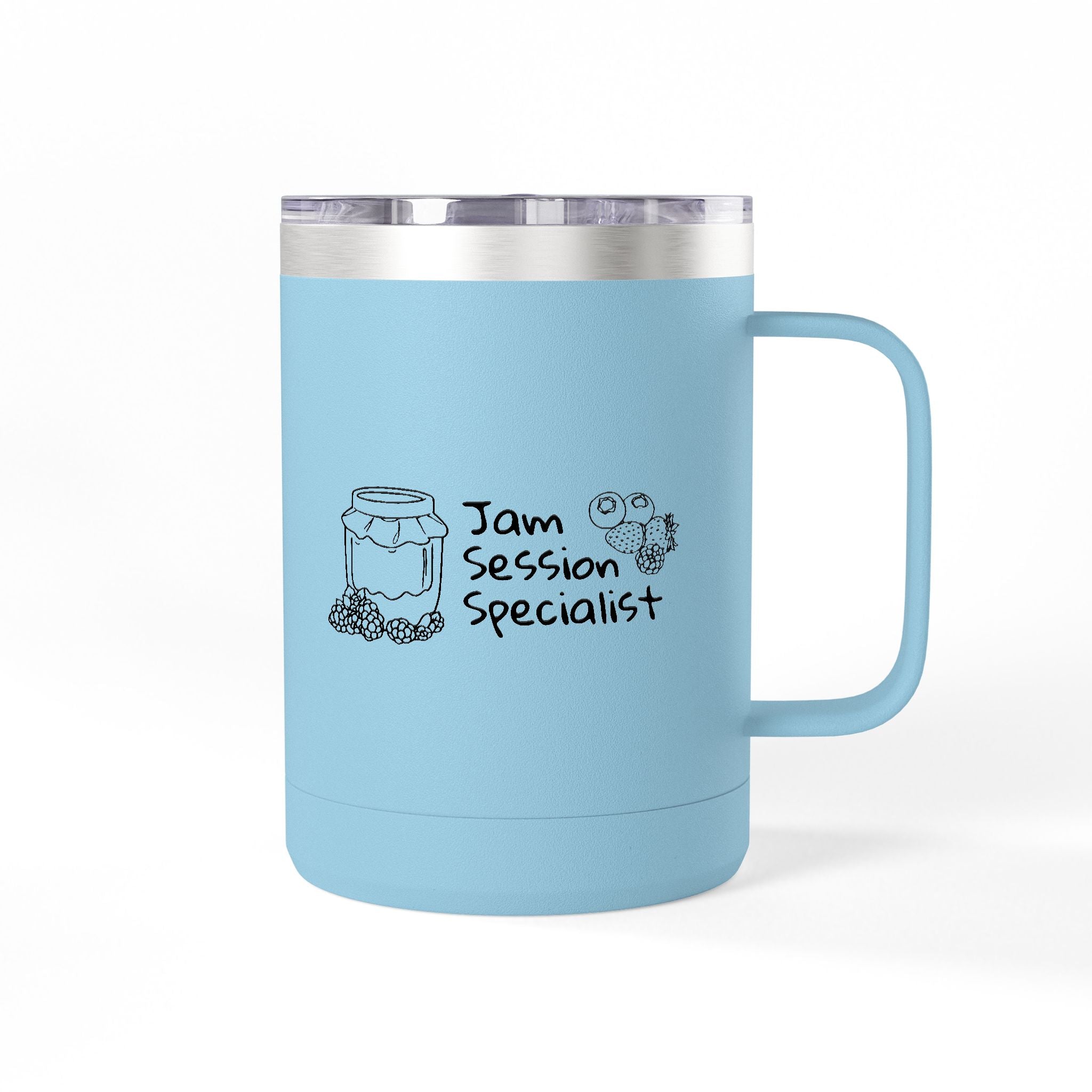 15oz Insulated Coffee Tumbler Mug — Travel Stainless Steel Thermal Cup