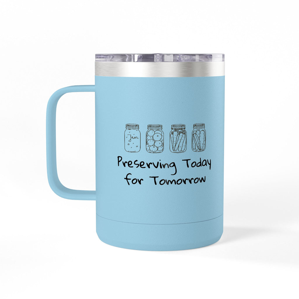 15oz Coffee Tumbler Mug – Insulated Travel Mug Preserving Today for Tomorrow
