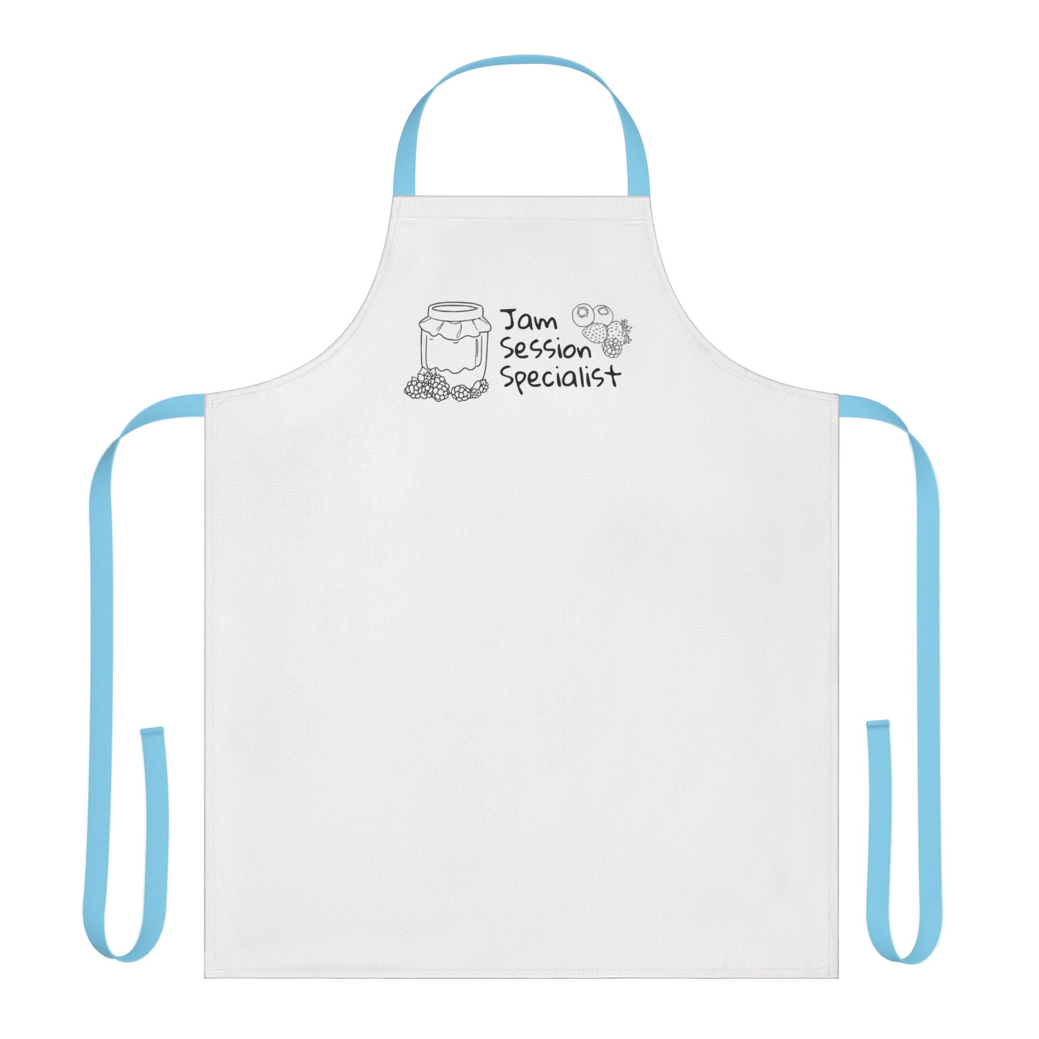 Apron — "Jam Session Specialist" Cooking Apron with Jar & Music Design