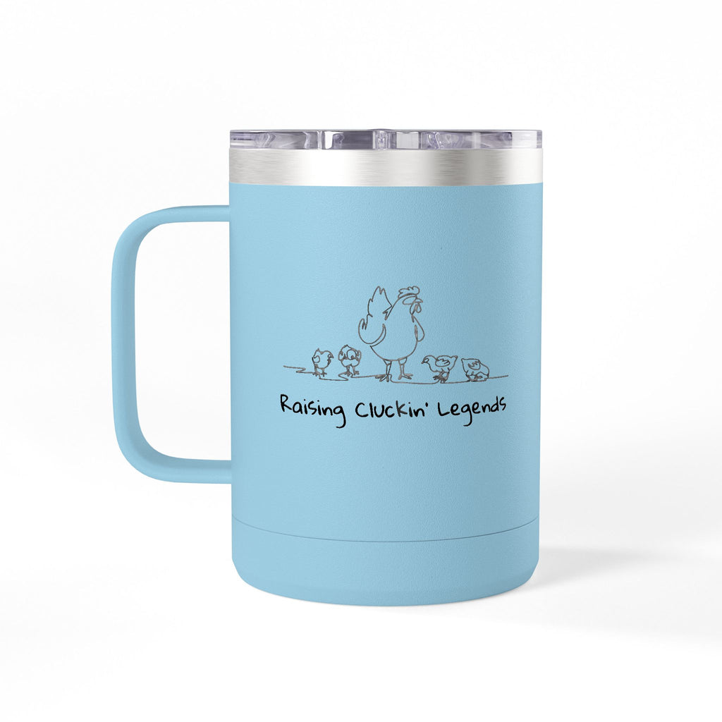 15oz Insulated Coffee Tumbler Mug – Double Wall Travel Cup - Preserving Today for Tomorrow