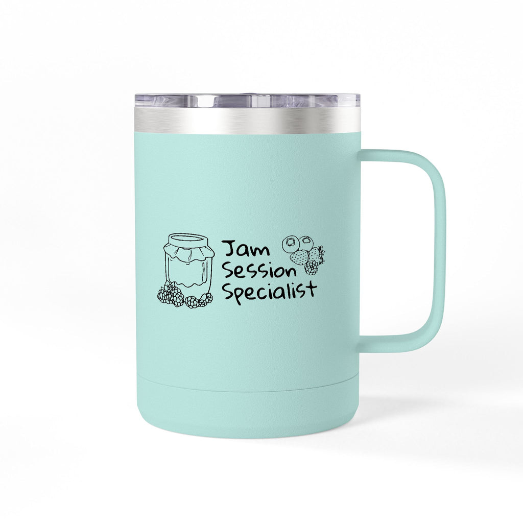 15oz Insulated Coffee Tumbler Mug — Travel Stainless Steel Thermal Cup