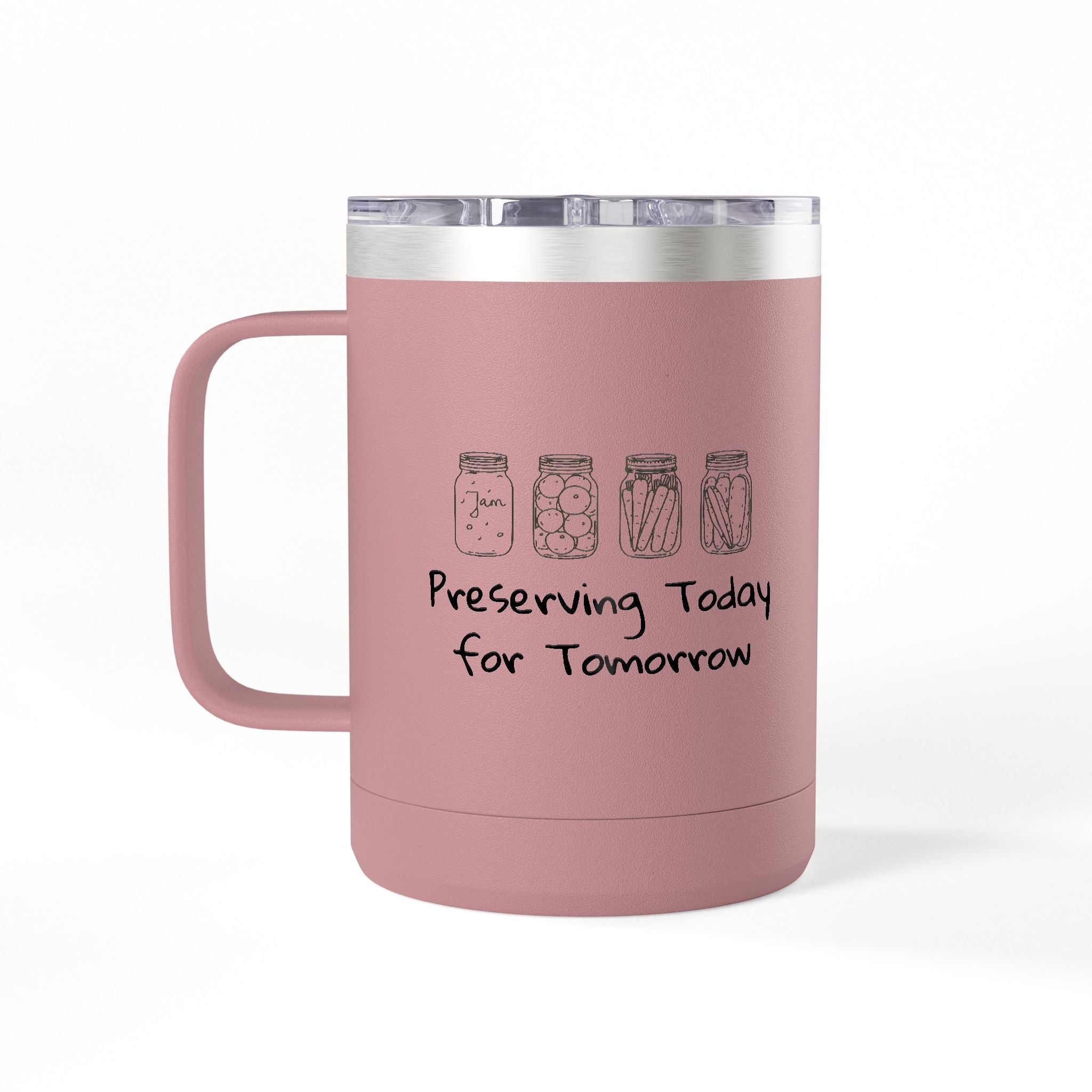 15oz Coffee Tumbler Mug – Insulated Travel Mug Preserving Today for Tomorrow