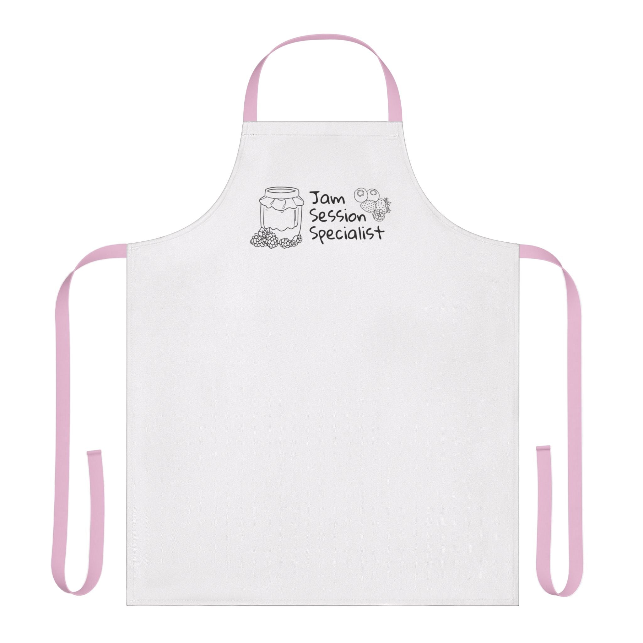 Apron — "Jam Session Specialist" Cooking Apron with Jar & Music Design
